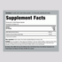 Supplement Facts label for hyaluronic acid with MSM, 160 capsules.