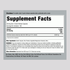 Image shows Supplement Facts for Artichoke 8000 mg, 200 Capsules.