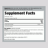Image shows Supplement Facts panel for Charcoal Powder, 5 oz (141.7 g).
