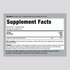 Supplement Facts panel displaying details for Chelated Copper 300 Tablets.
