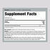 Marshmallow Root Liquid Extract Supplement Facts panel, alcohol-free formulation details.