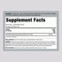Supplement Facts label for Black Walnut Hulls 1000 mg Capsules, 120 count.
