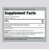 The Supplement Facts panel for Cordyceps Sinensis 2000 mg with 200 capsules.
