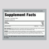 Supplement Facts panel showing details for Biotin Fast Melt.