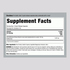 Label showing supplement facts for Soy Isoflavones 1500 mg, 200 capsules.