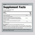 Supplement Facts panel for Turmeric Advanced Complex 120 Capsules.