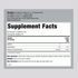 Supplement Facts panel for ChildLife Children's Liquid Vitamin C 4 OZ.