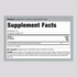 Supplement Facts panel displaying details for Turkey Tail Mushroom Liquid Extract.