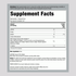 This is the Supplement Facts panel for Creatine + Collagen, detailing nutrient information in compliance with health regulations.