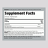 Supplement Facts panel showing details for CoQ10 200 mg with 60 vegetarian capsules.