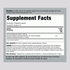 Supplement facts for LN Echinacea & Goldenseal Root, 400mg, 100 capsules.