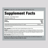 Supplement Facts panel showing details for Stinging Nettles 2000 mg Capsules, 180 count.