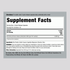 Supplement Facts panel for Ultra Tart Cherry 2400 mg Capsules, 100 count.
