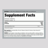 Supplement Facts panel for Colloidal Minerals Unflavor Liquid 32 OZ bottle.