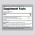 The supplement facts panel for Super Lions Mane Caps 90 offers nutritional details and ingredients for this dietary supplement.