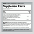 Supplement Facts for Probiotic 50 Billion with FOS Caps, 50 count.