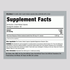 Supplement Facts panel for Red Clover 1200 mg with 200 capsules.