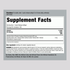 Supplement Facts panel for Odorless Garlic & Parsley Softgels, 250 count bottle.