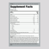 Nutrition facts for FL Amino Boost - Fruit Punch 480 g supplement.