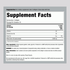 Supplement Facts panel displaying details for Wheat Germ Oil.
