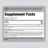 Supplement Facts panel for Melatonin 3 mg, 180 Fast Dissolve Tablets.
