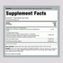 Supplement Facts panel for Ultimate Flora Women's 25 Billion, 60 vegetable capsules.