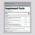 RN 3 Day Cleanse supplement label displaying facts for 12 vegetarian capsules.