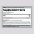 The Supplement Facts panel for Cat's Claw 1000 mg capsules, featuring details of the product's ingredients and nutritional information.