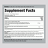 Supplement Facts panel for Turmeric 500 mg Stand Capsules, 120 count.