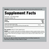 Supplement Facts panel detailing LN Odorless Garlic 500 mg with 120 softgels.
