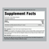 Supplement Facts panel for a bottle of Mulberry 1000 mg capsules, containing 120 capsules in total.