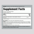Supplement Facts panel for Mullein Leaf 1500 mg (Gordolobo) in a bottle of 200 capsules.