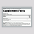 Image of the Supplement Facts label for Motherwort Liquid Extract, 2 fl oz bottle.