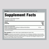 Supplement Facts for Moringa Oleifera 6000mg Capsules, 180 count, neatly displayed on a panel for detailed nutritional information.