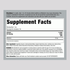 This is the Supplement Facts panel for a Melatonin 10 mg Liquid 2 oz bottle.