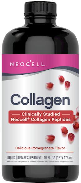 Collagen Liquid, 16 FL OZ Delicious Pomegranate Flavor