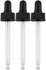 Glass Dropper 3 Pack (Fits 2 oz/59 mL Bottles), 3 Dropper