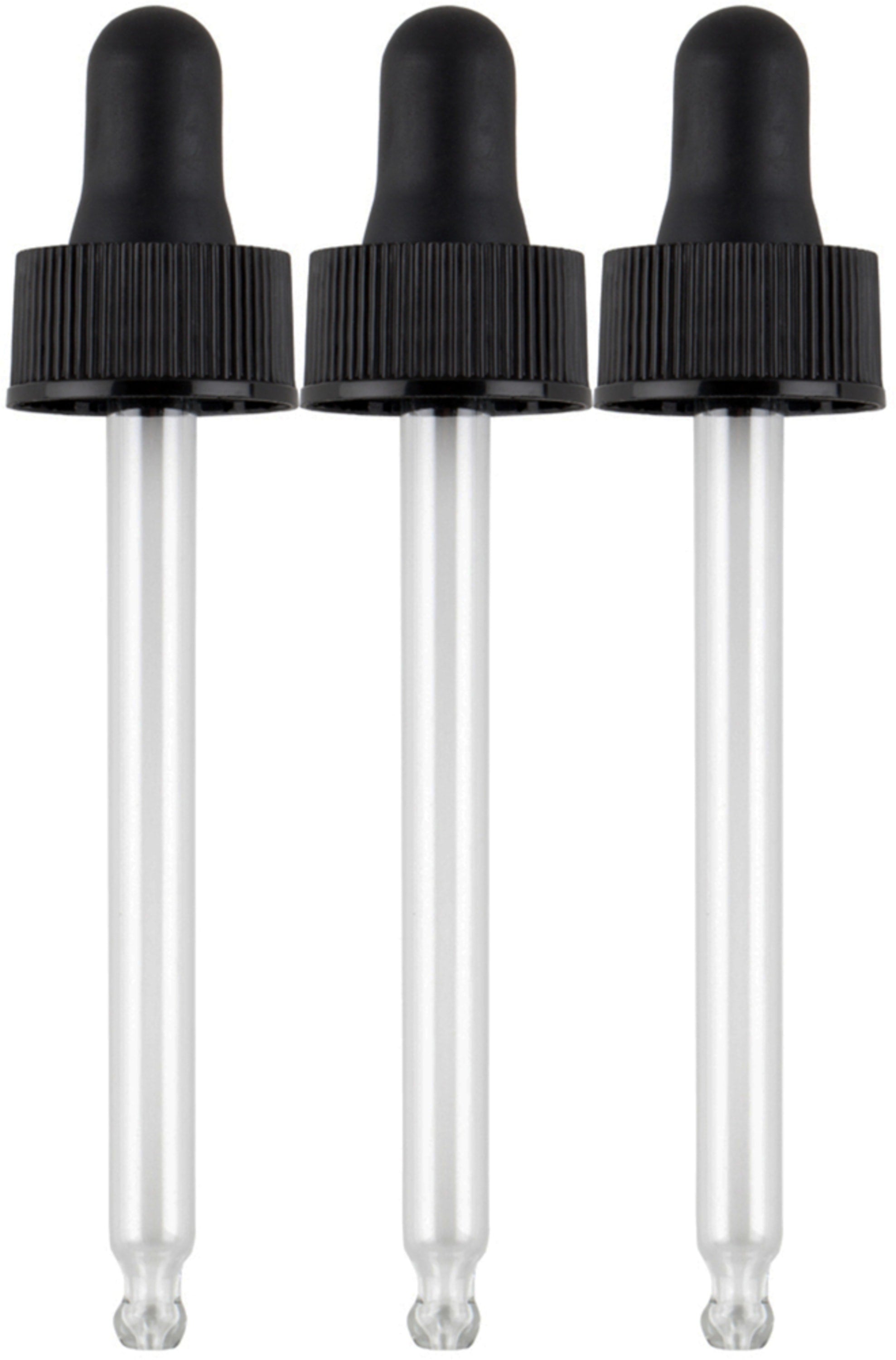 Glass Dropper 3 Pack (Fits 2 oz/59 mL Bottles), 3 Dropper