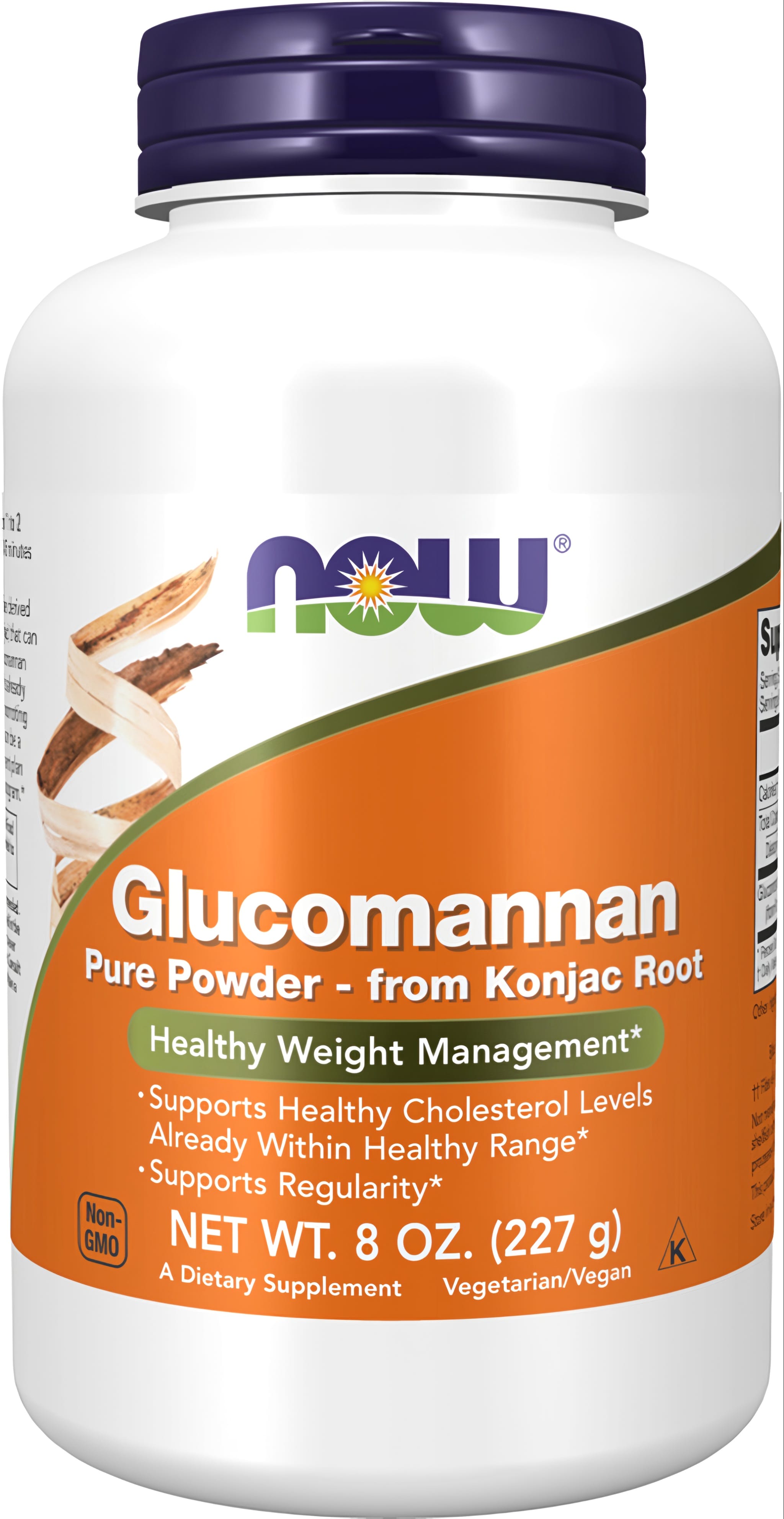 Glucomannan Pure Powder from Konjac Root, 8 OZ (227 g). A Dietary Supplement, Non-GMO, Vegetarian/Vegan.