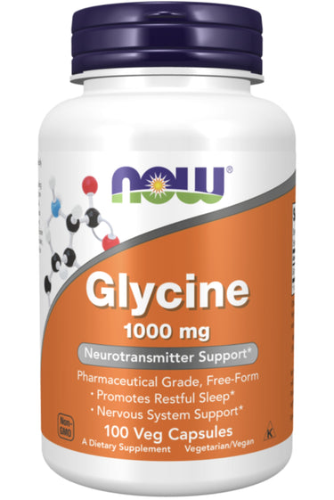 Glycine, 1000 mg, 100 Vegetarian Capsules