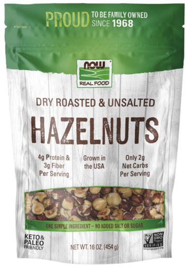 Hazelnuts Roasted & Unsalted, 16 oz (454 g) Bag