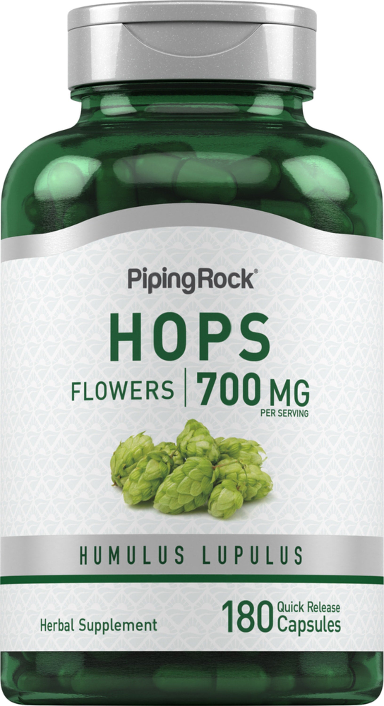 Hops, 700 mg (per serving), 180 Quick Release Capsules