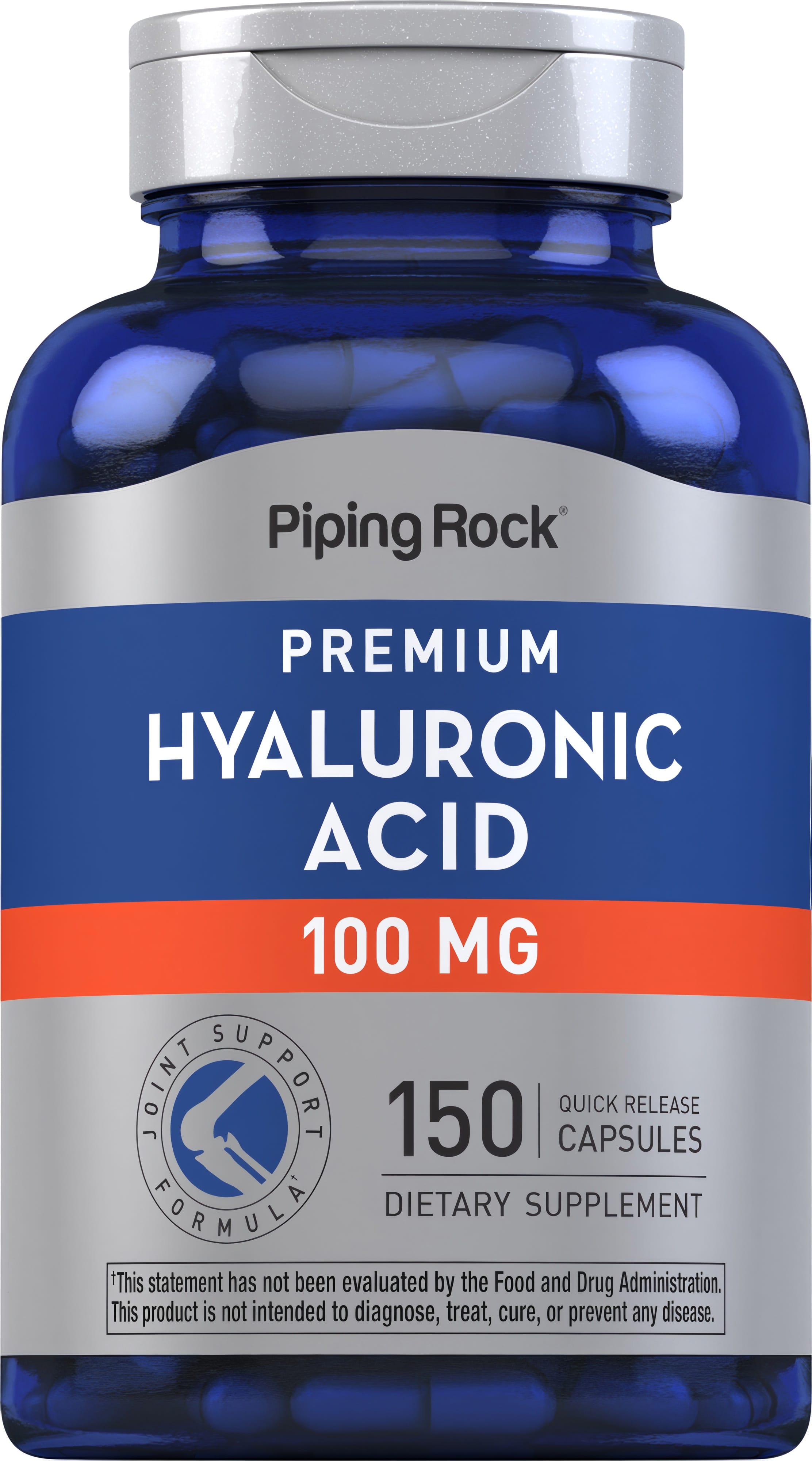 Hyaluronic Acid, 100 mg, 150 Quick Release Capsules