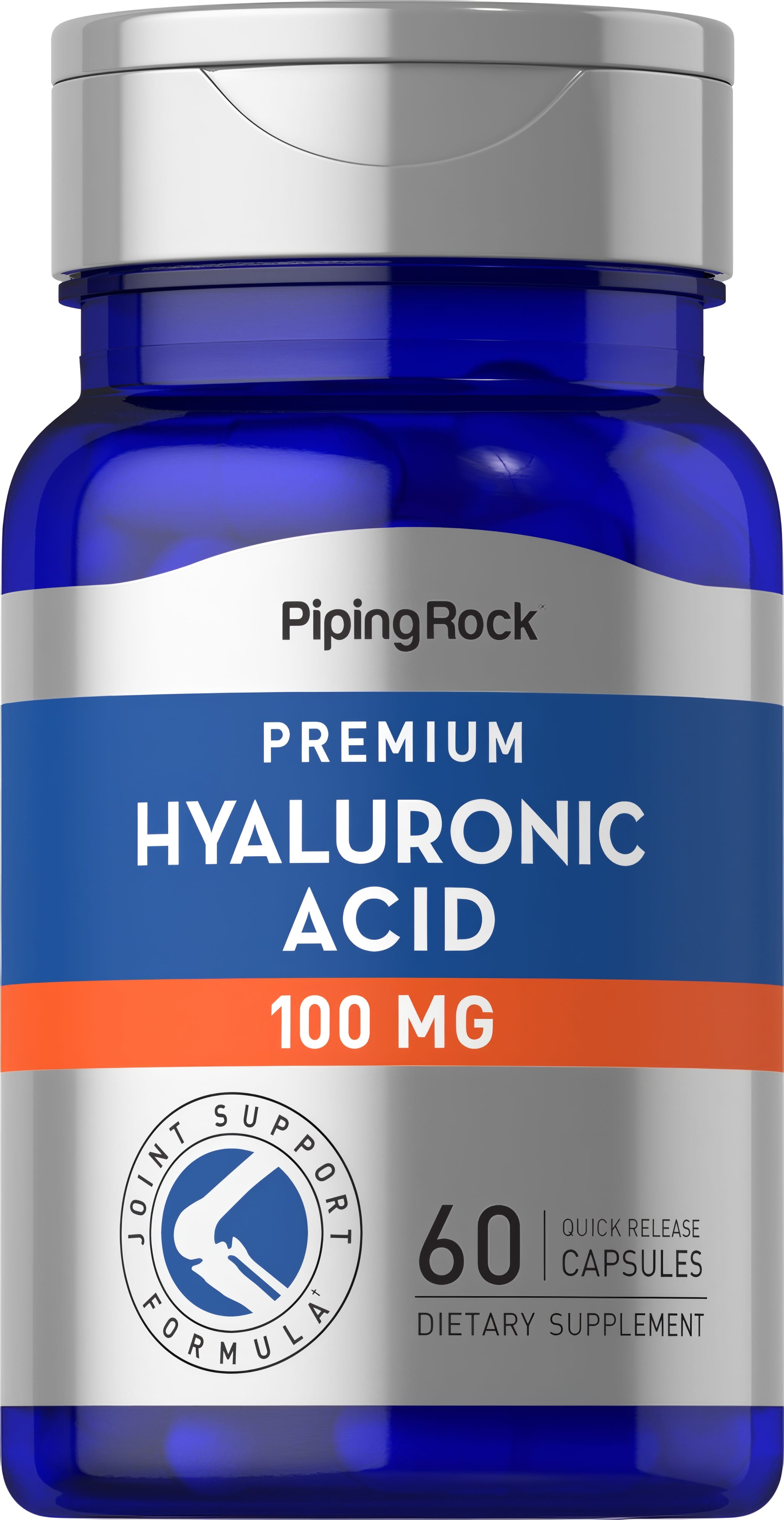 Hyaluronic Acid, 100 mg, 60 Quick Release Capsules