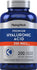 Hyaluronic Acid, 250 mg (per serving), 200 Vegetarian Capsules