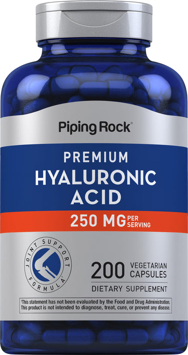 Hyaluronic Acid, 250 mg (per serving), 200 Vegetarian Capsules