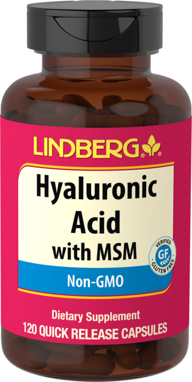 Hyaluronic Acid with MSM, 120 Quick Release Capsules