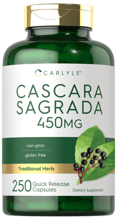Cascara Sagrada, 450 mg, 250 Quick Release Capsules