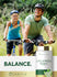 Two young adults cycling outdoors with a Carlyle Chickweed 1000mg supplement bottle featured.