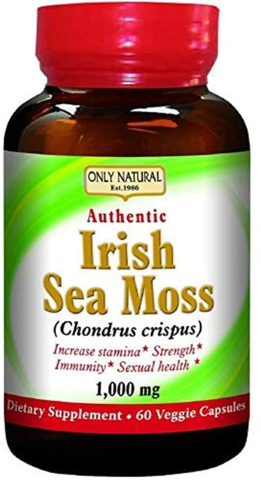 Irish Sea Moss, 1000 mg, 60 Vegetarian Capsules